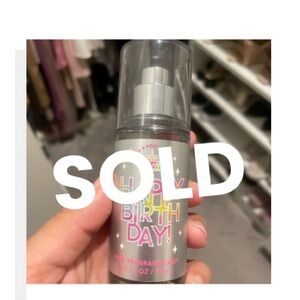 🎂 Bath & Body Works Happy Birthday Fine Fragrance Mist Travel Size 🎂